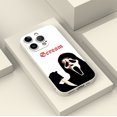 thumbnail image 4 of Proteja su iPhone con estilo: cubierta de teléfono plateada mate con estampado de dibujos animados de moda para iPhone 15 Pro Max 14 13 12 Pro 11, 4 of 4