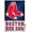 Premium Poster & Push Pin Bundle, variant on MLB Boston Red Sox - Logo 18 Wall Poster, 14.725" x 22.375", Framed
