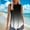 Black, variant on Womens Tops Fashion Gradient Print Crew Neck Tee Shirts Casual Loose Fit Sleeveless Standard Straps Summer Shirts