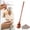 B, variant on Wooden Coffee Spoons Set of 1, Eco-Friendly Oval Wood Mixing Spoons for Coffee, Tea, Sugar, Baking, Cooking, Stirring, Lightweight Durable Table Spoons, Japanese Style Kitchen Utensils