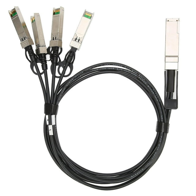 High Speed 40G QSFP Cable, Good Heat Dissipation, High Performance Chips, 1m 40G QSFP+ to 4 SFP+ Cable for Extreme for Entel