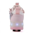 thumbnail image 5 of Roller Shoes with Wheels for Boys Girls Kids Skates Sneakers LED Light Up Rechargeable Sport Sneaker for Boys, 5 of 20