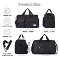 thumbnail image 3 of Bolsa de lona de gimnasio FIORETTO para mujer con compartimento para zapatos, 37 L, 3 of 7