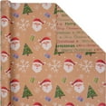 thumbnail image 6 of Gynky Christmas Wrapping Paper 3 Rolls 17 inches x 10 feet Gift Wrap Paper Santa Snowman Both Side Available Extra Thick Merry Christmas Reversible, 6 of 8