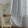thumbnail image 2 of Sunyuer Lace Curtains for Bedroom Living-Room Wheat Embroidered Voile Drapes Light Filtering Wedding Lace Sheer Curtain Panels for Grommet Top, 2 Panels, 2 of 5