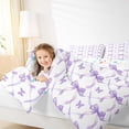 thumbnail image 5 of Homewish Princess Bowknot Girl Bedding Comforter Set, Kawaii Pink Butterfly Twin Comforter Sets, Cartoon Ribbon Bow Reversible Bedding Set, Ultra Soft Bedroom Decor, 2 Pieces, 5 of 9