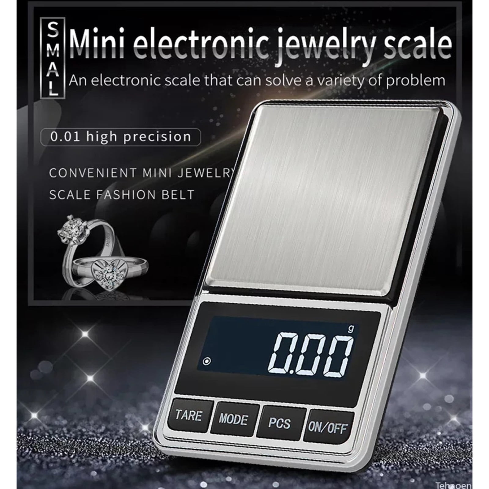 Pocket Scale 0.01g Precision Digital Electronic Gold Jewelry Carat Diamond Balance Mini Kitchen