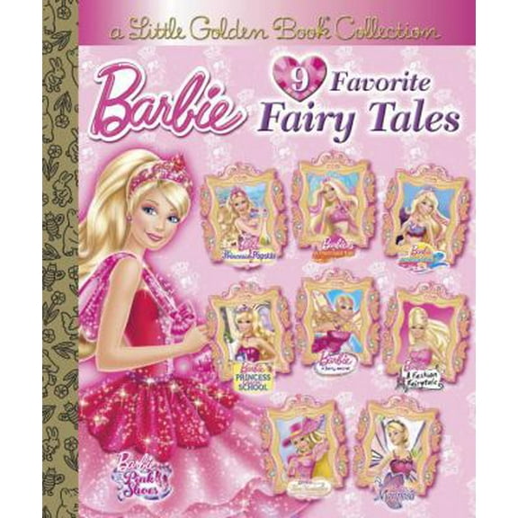 Pre-Owned Barbie: 9 Favorite Fairy Tales (Hardcover) 0449818616 9780449818619