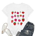 thumbnail image 3 of T-Shirt Col Rond Imprimé Élégant pour Femmes Design Graphique Décontracté pour Usage Quotidien, 3 of 3