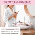 thumbnail image 2 of Funda para lavabo de baño Maplefield, plegable, silicona, 56 x 5 x 5 cm, 2 of 7