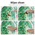 thumbnail image 4 of Nawypu  Round Table Cloth Watercolor Cactus Flower Tablecloth Elastic Edge Fitted Edged Table Cover Decorations, 4 of 7
