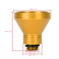 thumbnail image 2 of Gold Aluminum Oil Filler Funnel 20mm Universal Oil Catch Drain Motorcycle, 2 of 12