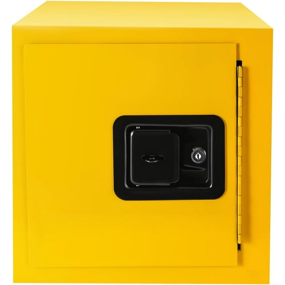 Flammable Safety Cabinet 13×13×13IN 2 Gallon Industrial Safety Cabinet Adjustable Shelf Flammable Storage Cabinet Storage Cabinets for Commercial Industrial and Home Use