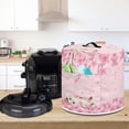 thumbnail image 4 of Xoenoiee Round Electric Pressure Cooker Cover Cat Peach Blossom Print Kitchen Appliance Cover with Top Handle Dust Cover for Slow Cooker Air Fryer Rice Cooker, 8 qt, 4 of 6