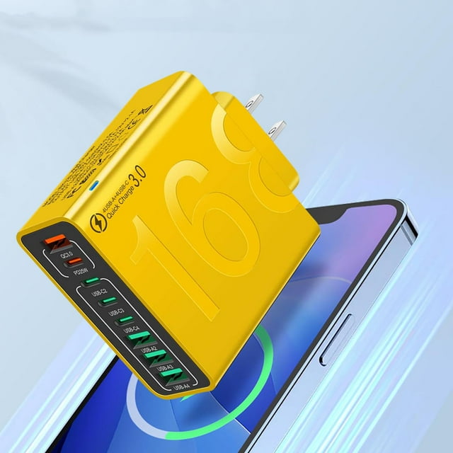 Concentrateur USB à 8 Ports à Recharge Rapide 4 Ports USB-C + 4 Ports USB-A
