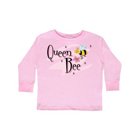 

Inktastic Queen Bee Gift Toddler Toddler Girl Long Sleeve T-Shirt