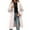 Light Pink, variant on TIANZEN Women's Double Trench Coat Notched Lapel Casual Loose Fit Long Anorak Jacket Outerwear For Autumn Winter Season Baseball Jacket Womens Rain Wind Women Windbreaker Jacket