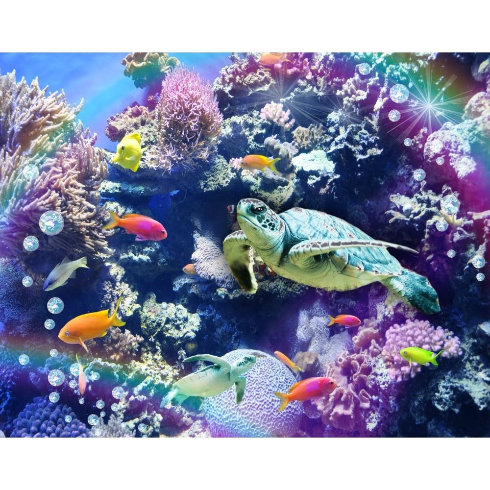 Aquarium Poster Print by Alixandra Mullins (28 x 22) - Walmart.com ...