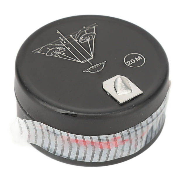 Pre Inked Brow Mapping String, 20m Eyebrow Mapping String Pre Inked Brow Mapping String Ink String Essential Brow Microblading Supplies for Permanent Makeup Microblading