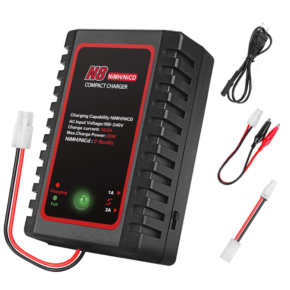 N8 NiMH Battery Charger Smart Balance Charger for RC Car Boat Airplane Batteries