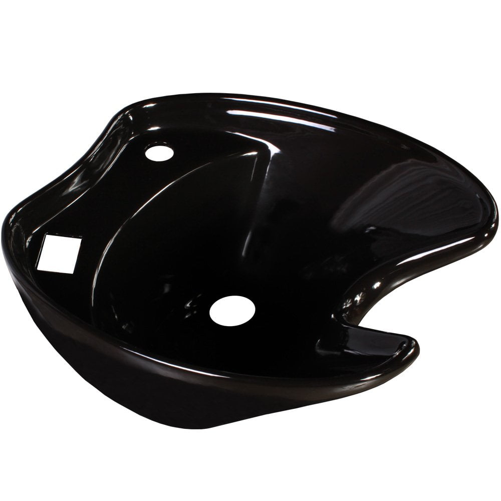 Salon Beauty Equipment Adjustable Porcelain Shampoo Bowl SA65BLK