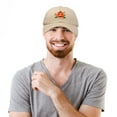thumbnail image 6 of DALIX Jack-O-Lantern Halloween Pumpkin Hat Mens Womens Baseball Cap in Khaki, 6 of 7
