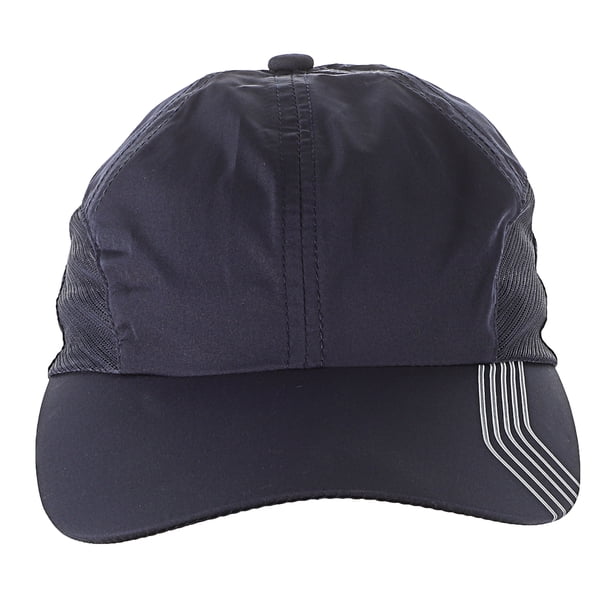 1 gorra con visera ajustable para exteriores, gorra de malla de secado rápido para hombres y mujeres (azul oscuro)