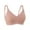 Pink, variant on Wirefree Comfort Bra For Women Seamless Soft Support Everyday Wear With Triple Hook Closure T-Shirt Bras Beige