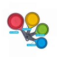 thumbnail image 4 of Kitchen Dedicated Silicone Folding Measuring Cup 4-piece Set, Graduated Silicone Measuring Cup Retractable Measuring Cup Set, 4 of 5