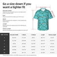 thumbnail image 5 of Disketp Hawaiian Shirts for Men,Beautiful Seashells Print Mens Casual Short Sleeve Button Down Shirts Beach Shirt, 5 of 7