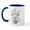 White/Navy Inside, variant on CafePress - Easter Rabbits Mug - 11 oz Ceramic Mug - Novelty Coffee Tea Cup