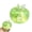 Green Emeralds, variant on The Apple Shaped Stress Balls Toys, Handmade Clear Sticky Fruit Squishies, Soft Novelty Rebounding Squishies Toys for Anxiety Relief & Focus, Party Favors