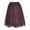 Purple, variant on Mrat High Waist A-Line Skirts Womens Pleated Gauze Knee Length Skirt Adult Dancing Skirt High Waist A-Line Skirts S-235 Purple M