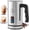 Iron Silver, variant on 4-in-1 Milk Frother & Steamer – Hot & Cold Foam Maker, Milk Warmer & Chocolate Stir – Automatic Temp Control, Nonstick Double-Wall Stainless Steel Jug, Auto Shut Off, 360 °   Base – Aero Silver