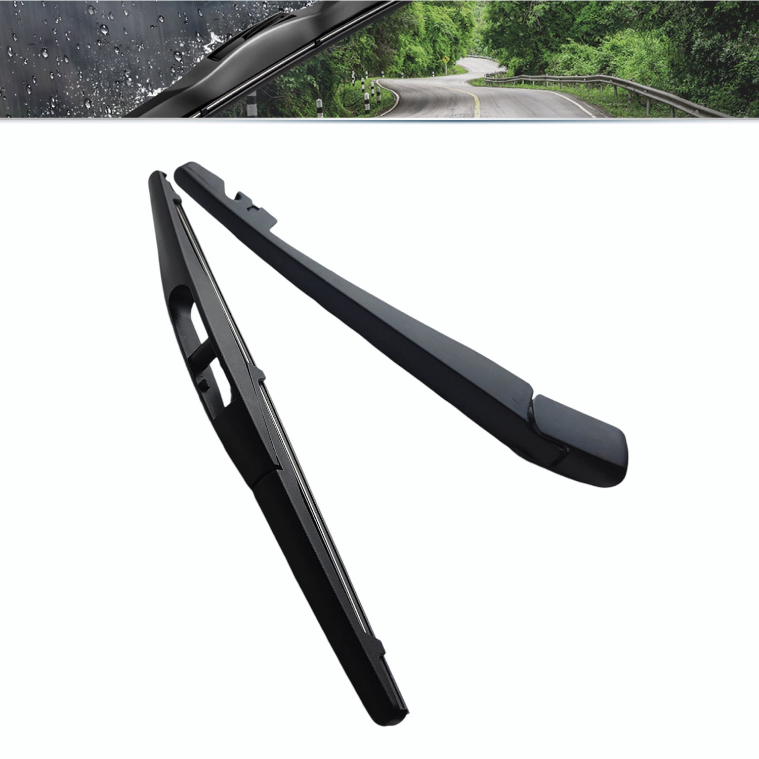 SOCOOL 4PCS Windshield Wiper Blades Fit For Suzuki SX4 2013-2007, Wiper Blades with Rear Arm, 26"+14"+10"+10", Y24K9T0G