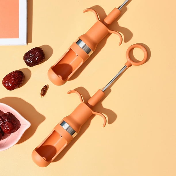 Fruit Corer Red Dates Apple Pera Fruit Core Remover Cutter Slicer (Naranja)