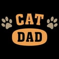 thumbnail image 3 of CafePress - Cat Dad Men's Dark Pajamas - Men's Dark Loose Fit Cotton Pajama Set, 3 of 4