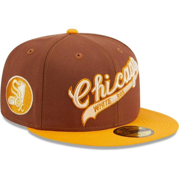 Men's New Era Brown Chicago White Sox Tiramisu 59FIFTY Fitted Hat