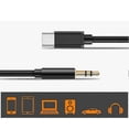thumbnail image 3 of Type-C USB-C to 3.5mm Male Audio Jack AUX Cable Adaptor For Car-Stereo W4B, 3 of 4