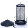 thumbnail image 2 of 12 inch Matte Black Heavy Duty Mesh Metal 3 Lb. Secure Cap Cover Nut Bird Feeder, 2 of 2