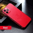 thumbnail image 1 of Funda de marco cuadrado de textura de cuero de lujo para iPhone 14 Plus 13 12 11 Pro Max Mini X Xr Xs Funda de armadura a prueba de golpes con patrón de ciervo Tan Jianjun unisex, 1 of 2