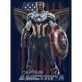thumbnail image 2 of Boy's Marvel The Falcon and the Winter Soldier Captain America Ready  Graphic Tee Navy Blue Medium, 2 of 4