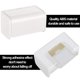 thumbnail image 3 of 2 Pack Toothbrush Holder Wall Mounted with Cover for Bathroom, 2 Slots Self Adhesive Toothbrushes Holder White Toothbrush Hanger, 3 of 5