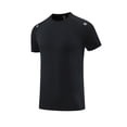 thumbnail image 4 of Men's Stretchy Athletic Quickly Dry T Shirts Crewneck Moisture Wicking Short Sleeve Workout Running Shirts Mens Solid Round Neck Lightweight Breathable Outdoor Gym Climbing Hiking Tee Tops, 4 of 6