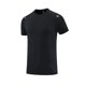 thumbnail image 4 of Ceisia Men's Slim Fit Short Sleeve Crew Neck Tee Solid Color Reflective Performance Sports Top Black XL Gifts, 4 of 6