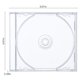 thumbnail image 3 of Estuche Jewel Clear Progo para CD de 10.4 mm, Paquete de 25, 3 of 5