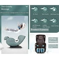 thumbnail image 4 of BOSSCARE Massage Chairs SL Track Full Body Zero Gravity Shiatsu Recliner whit Bluetooth Speaker Pink, 4 of 10