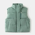 thumbnail image 2 of Ruyang Toddler Boys Girls Puffer Vest Winter Warm Thick Puffy Quilted Gilet Lightweight Water-proof Sleeveless Jackets, 2 of 4