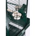thumbnail image 6 of Prevue Pet Products Select Wrought Iron Cockatiel Birdcage in Jade Green, 6 of 9