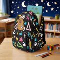 thumbnail image 3 of Kuiaobaty Capybara Print Backpack for Kids Boys Lightweight School Backpack with Side Pockets Roomy Cute Bookbag for School, Black, 3 of 7